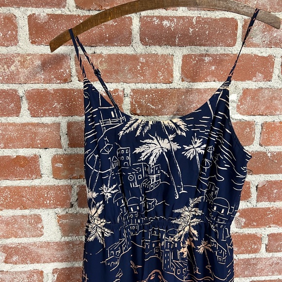 OLD NAVY summer vibes Farris wheel vacation boardwalk printed sun dress - Picture 3 of 8